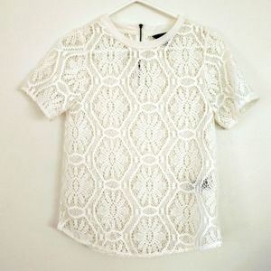 Banana Republic floral lace top